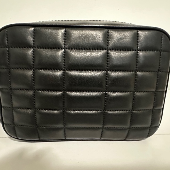 MICHAEL MICHAEL KORS Jet Set Medium Quilted Leather Crossbody Bag, Black - Picture 10 of 16